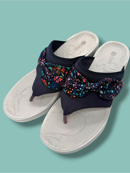 Bzees Shoes - BZees Dancing Queen Floral Wedge Sandals – Cloud 9 Comfort! 🌸✨